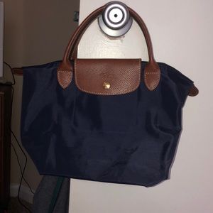 Small Navy Longchamp Bag